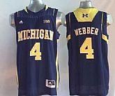 Michigan Wolverines 4 Chris Webber Navy College Basketball Jersey,baseball caps,new era cap wholesale,wholesale hats
